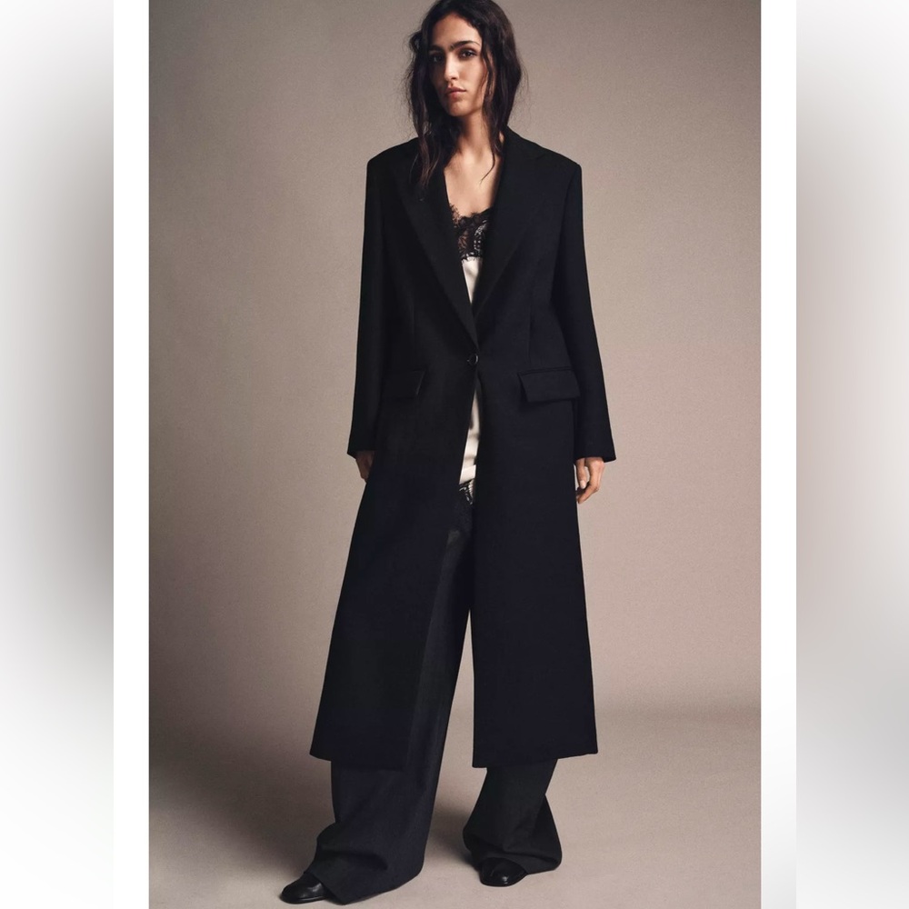 ZARA EDITION LONG 100% WOOL COAT